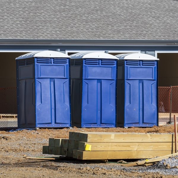 are there any restrictions on what items can be disposed of in the portable restrooms in Kirby TX